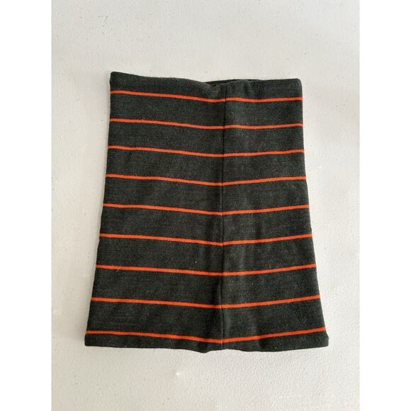 Smartwool Neck Warmer Gaiter 100% Merino Wool Green Stripe Unisex Women’s Men’s - Picture 1 of 5
